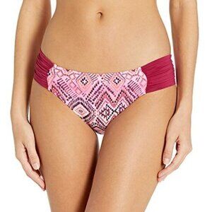 CLEARANCE NWT La Blanca Side Shirred Hipster Bikini Bottom​​​​​​​​​​